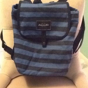 Abercrombie navy/royal blue backpack