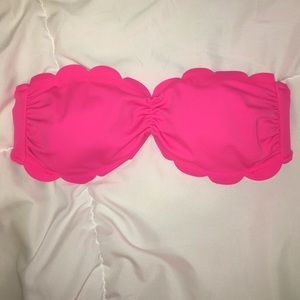 VS PINK pink bandeu swimsuit top size small