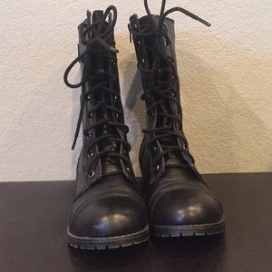 Never Been Worn Combat Boots