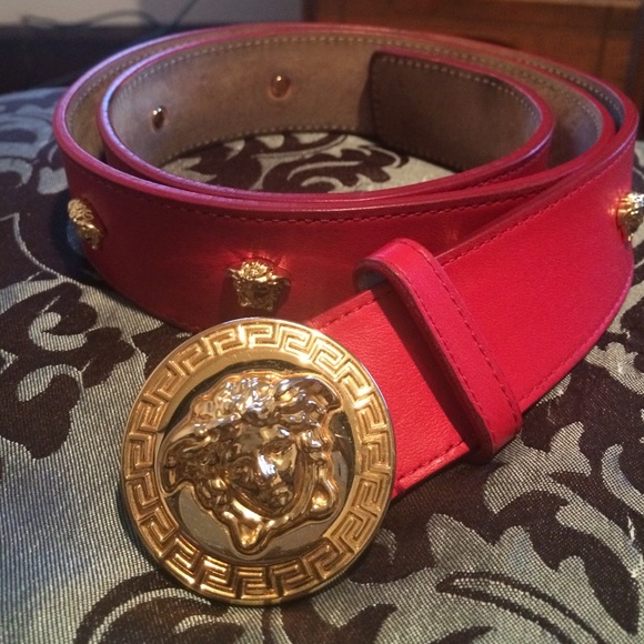 Versace Accessories - Red Versace belt