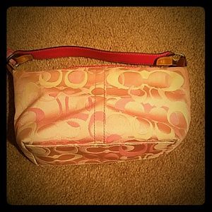 Light pink coach bag