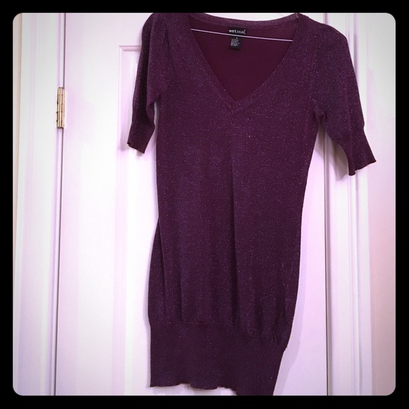 Mini sweater dress