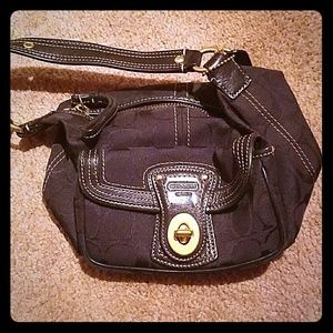 Black coach bag