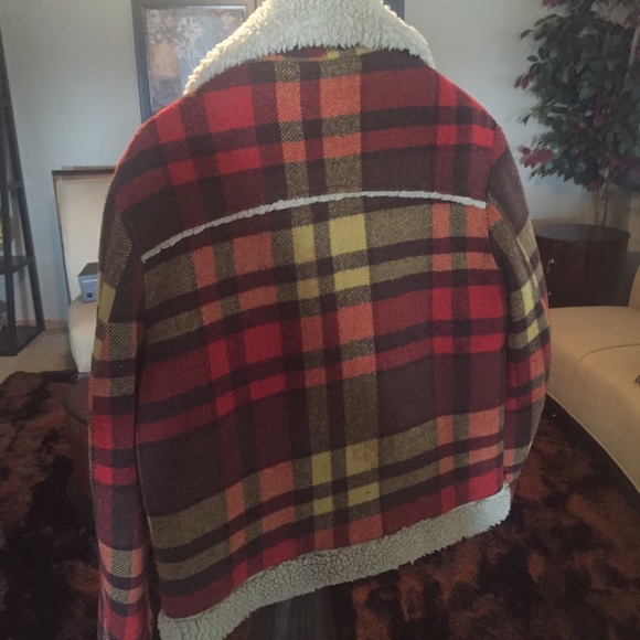 Vintage plaid windbreaker jacket - Picture 2 of 4
