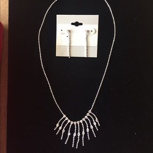 Austrian Crystal necklace and earrings Set