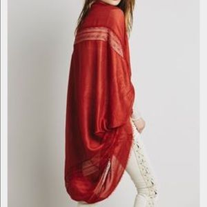Free People Long Cotton Kimono