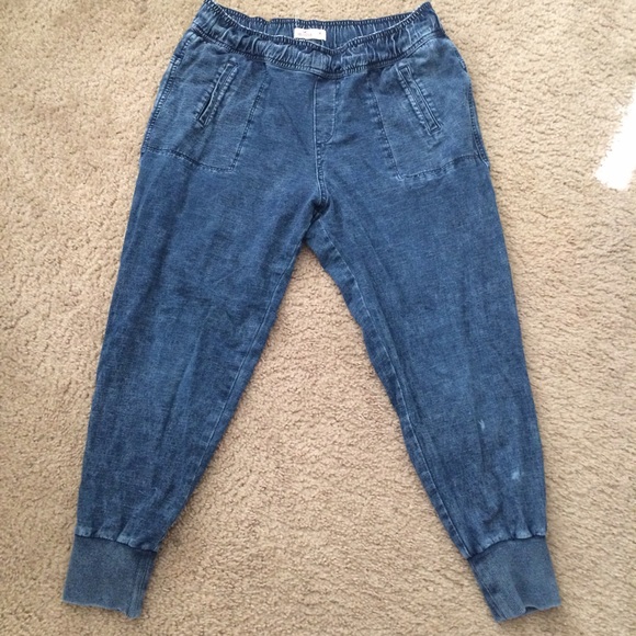 Hollister Denim jogger pants