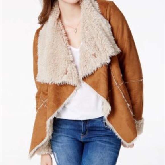 American Rag faux fur suede jacket New With Tags!!