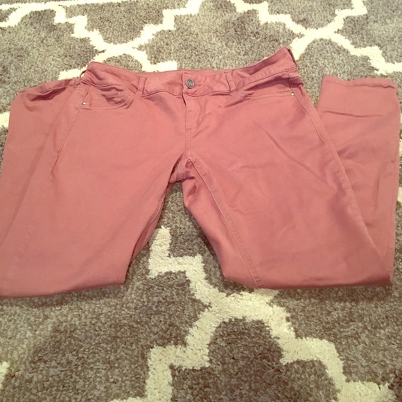 MAURICES light Burgundy jeggings