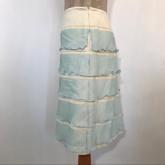 🔥3/$20🔥 CARLISLE Silk Chiffon Skirt - Picture 5 of 7