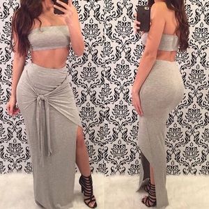 Grey two piece set