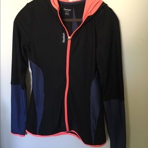Reebok color block zip up