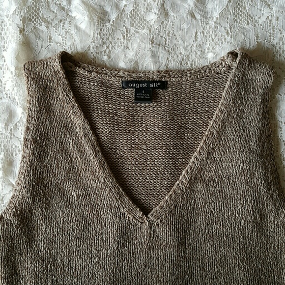 august silk knitted tank - Picture 2 of 4