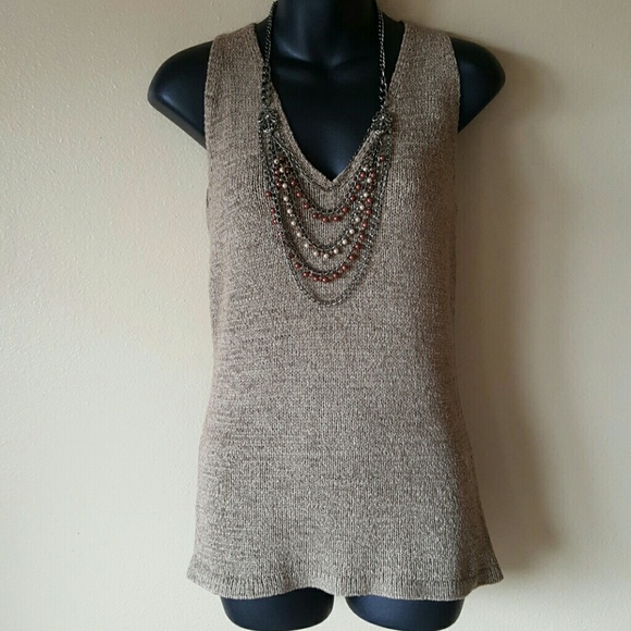 august silk knitted tank - Picture 3 of 4