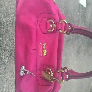 A small pink purse