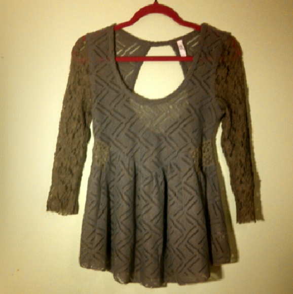 Free People lace shirt