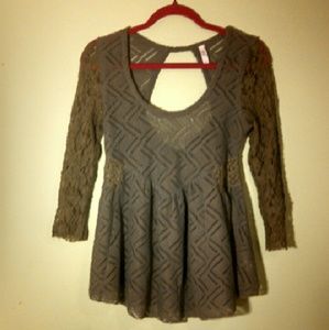 Free People lace shirt