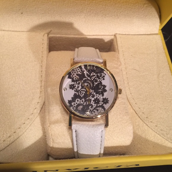 Leather watch