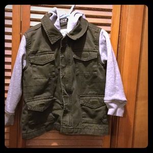 Children's Place Cargo Hoodie 3T