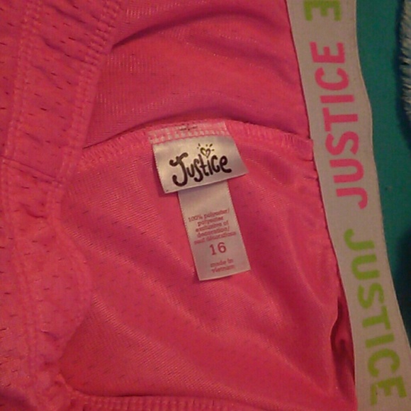 Pink justice short shorts - Picture 2 of 2