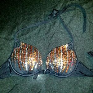 Sequin bikini top