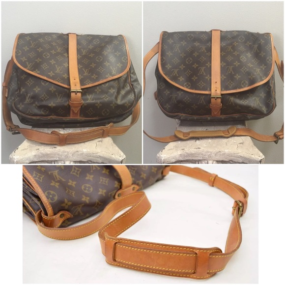 Authentic Louis Vuitton Saumur shoulder bag