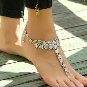 New charm silver anklet