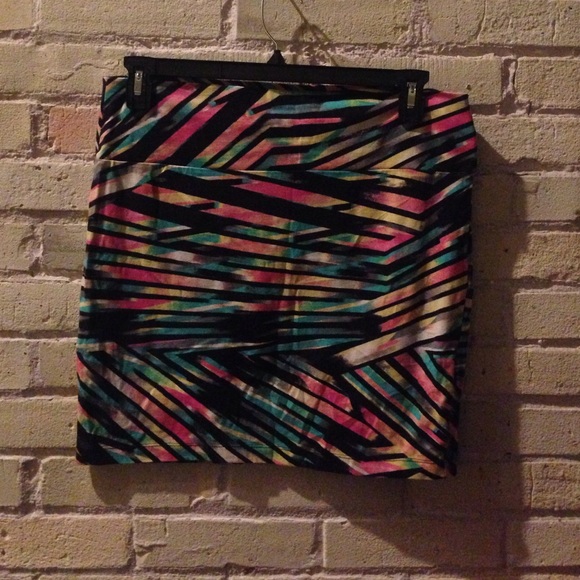 Colorful mini skirt
