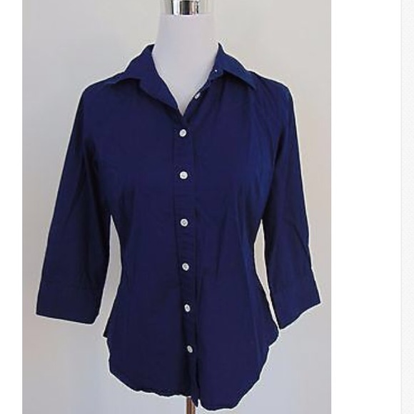 ❤️Preloved J.crew blue shirt size M❤️