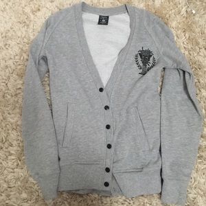 crooks & castles cardigan