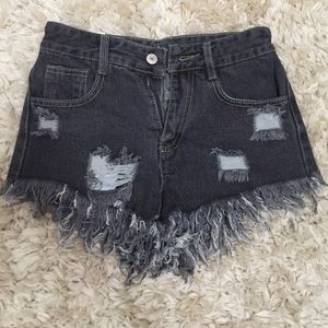 high waisted shorts