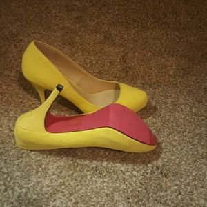 Yellow heels