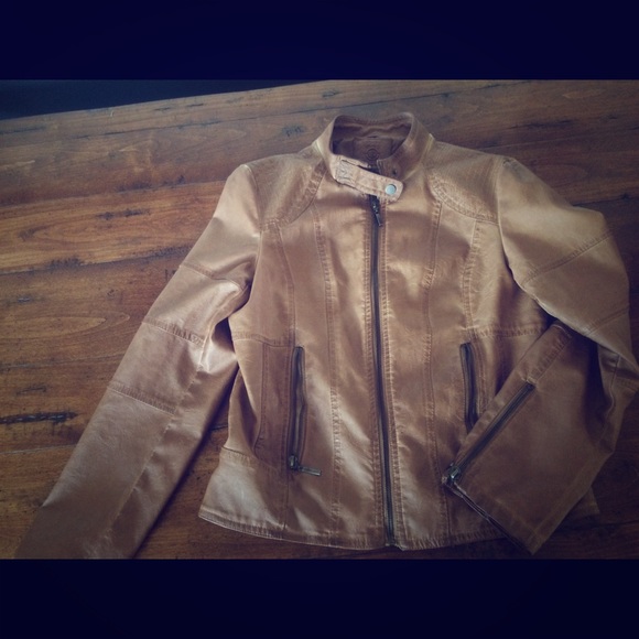 Max Jeans vegan leather jacket