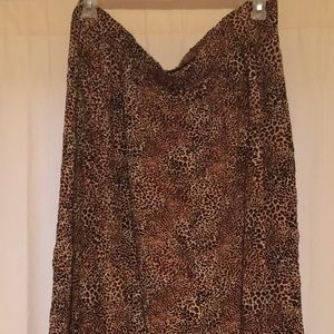 Torrid Animal Print Maxi Skirt