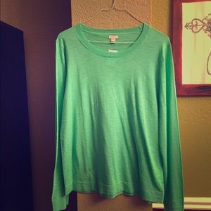 J. Crew green shirt