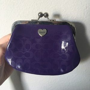 Coach change purse