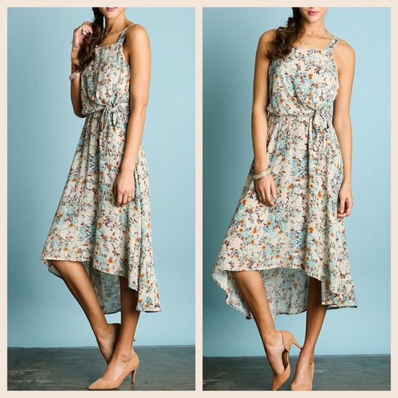Floral Print Maxi Dress - Picture 2 of 4