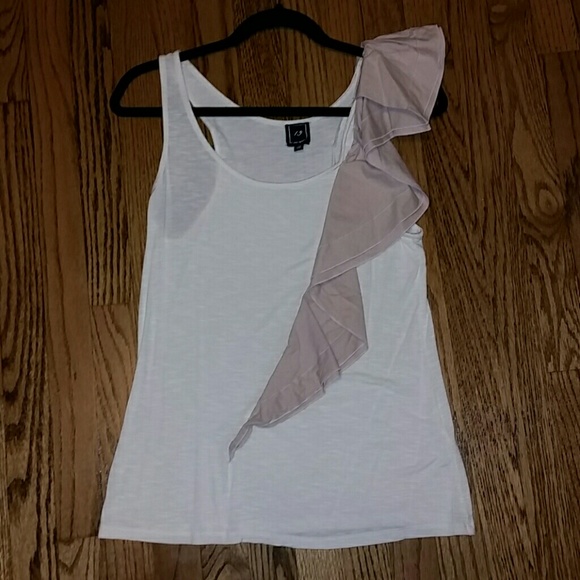 Anthropologie Ruffle tank - M