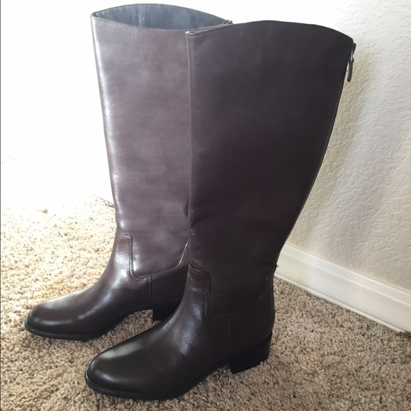 Franco Sarto dark brown leather boots BRAND NEW