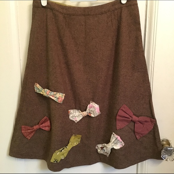 Elevenses for Anthropologie ribbons skirt