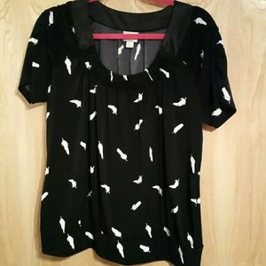 Worthington Feather Blouse