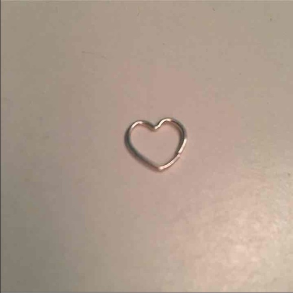 Heart cartilage earring