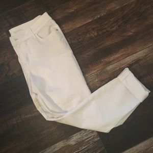 white old navy skinny jeans