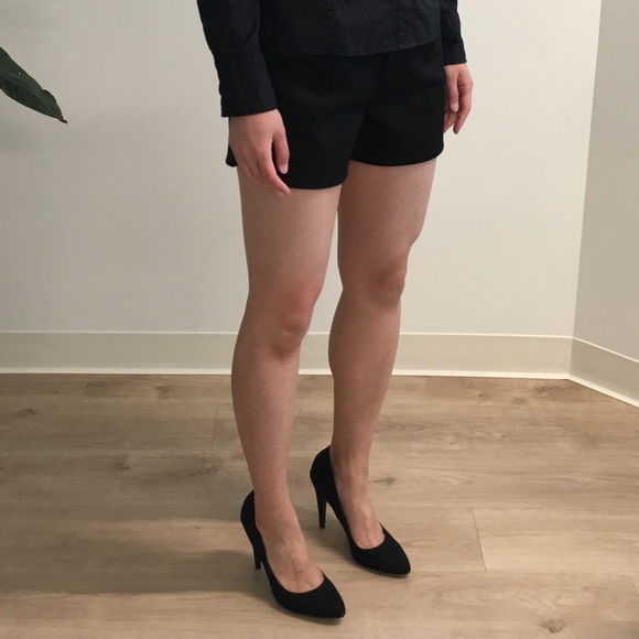 Zara Suede black heels