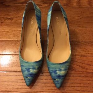 Ivanka Trump fabric heels