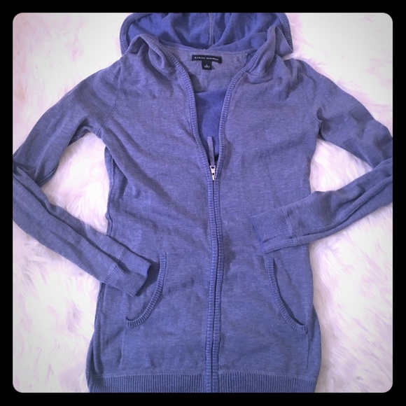 Banana Republic Light Hoodie Size Small Blue