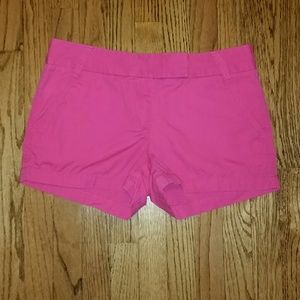 J. Crew Hot Pink Chino shorts - sz 8