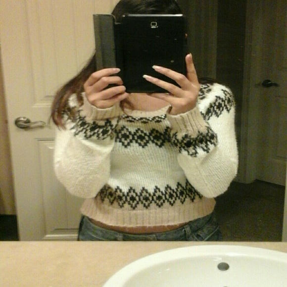 Sweater knitted
