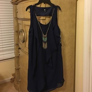 Navy elegant dress