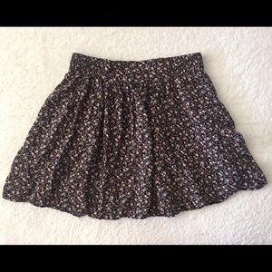 Floral Printed Mini Skirt